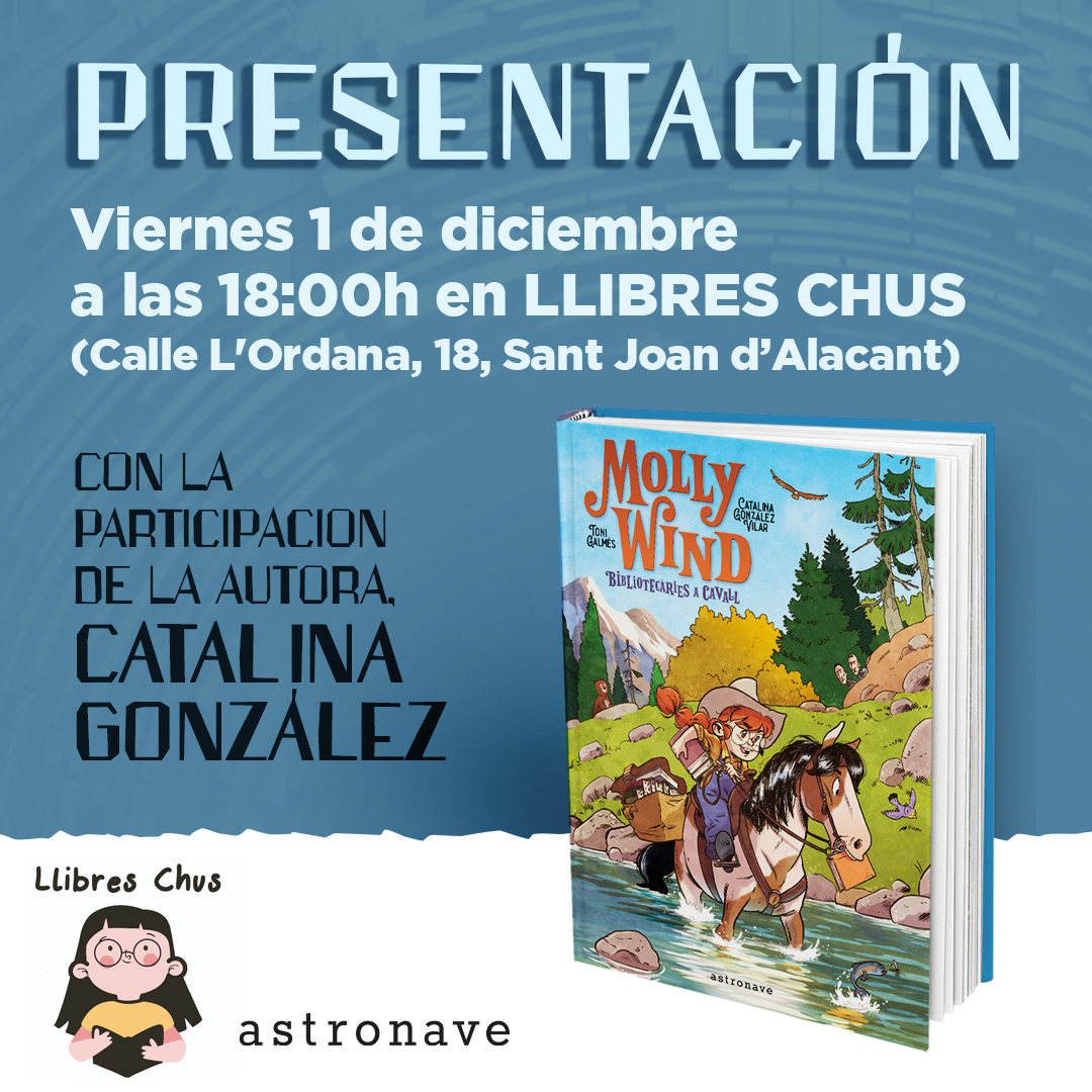 Presentamos el cómic de Molly Wind en Chus Llibres!!