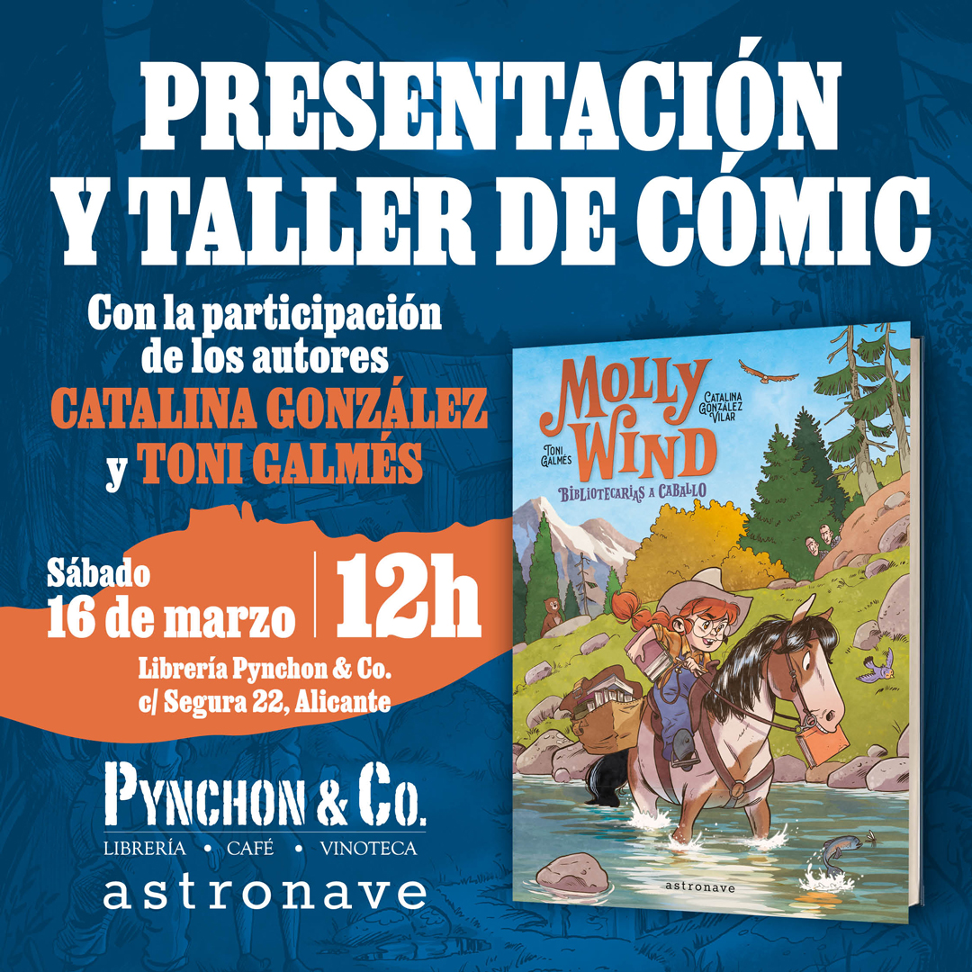 Molly Wind en la librería Phynchon & Co.